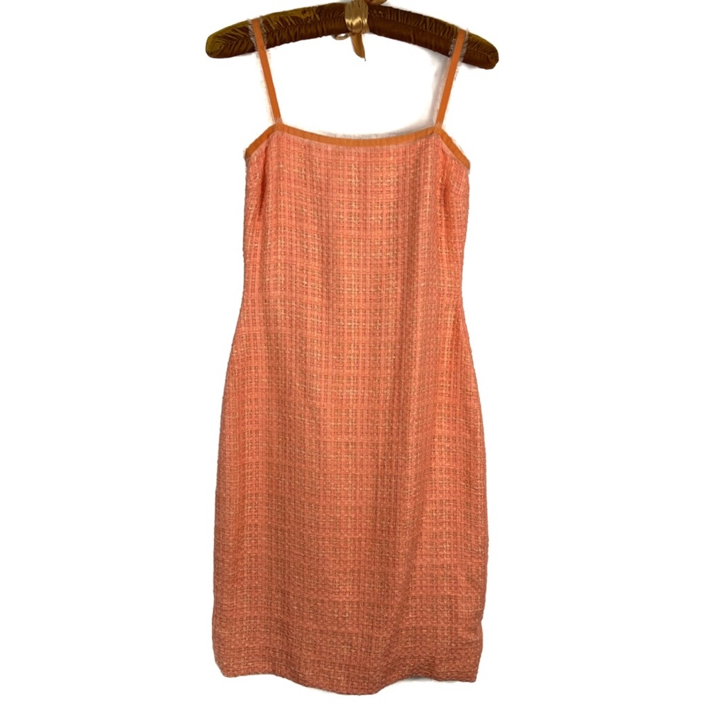 Douglas Hannant Sheath Spaghettini Strap Dress Sz: 4 - Picture 1 of 9